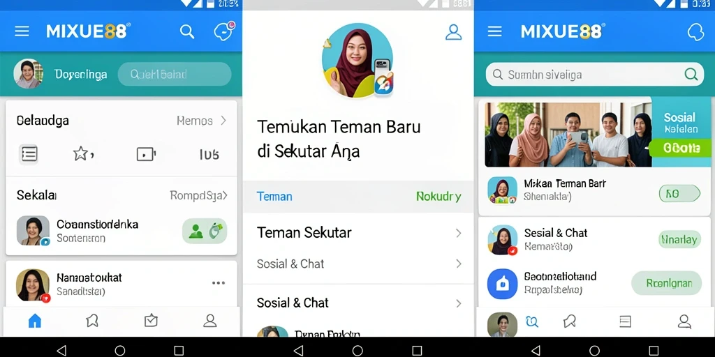 Tampilan antarmuka MIXUE88 yang menarik dan fungsional.