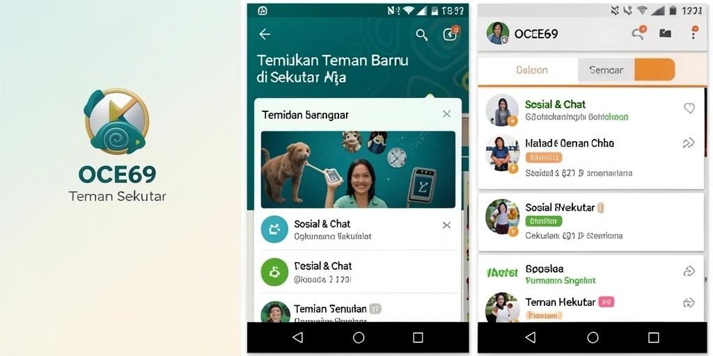 Antarmuka OCE69 yang memudahkan interaksi pengguna.
